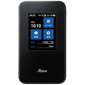 NECアクセステクニカ Aterm MR03LN 6B ( LTE モバイルルータ / microSIM ) PA-MR03LN6B