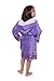 Texere Girl's Plush Terry Cloth Bathrobe (Grape Jelly, Small) Best Gifts for Girls GB0102-GPJ-S