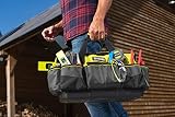 RYOBI RSSMTB1 Medium Tool Bag 18 Pockets Durable 600D 1680D Hard Bottom view 2