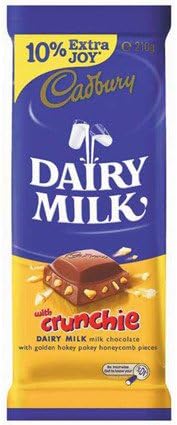 Cadbury Dairy Milk Crunchie 210g x 14