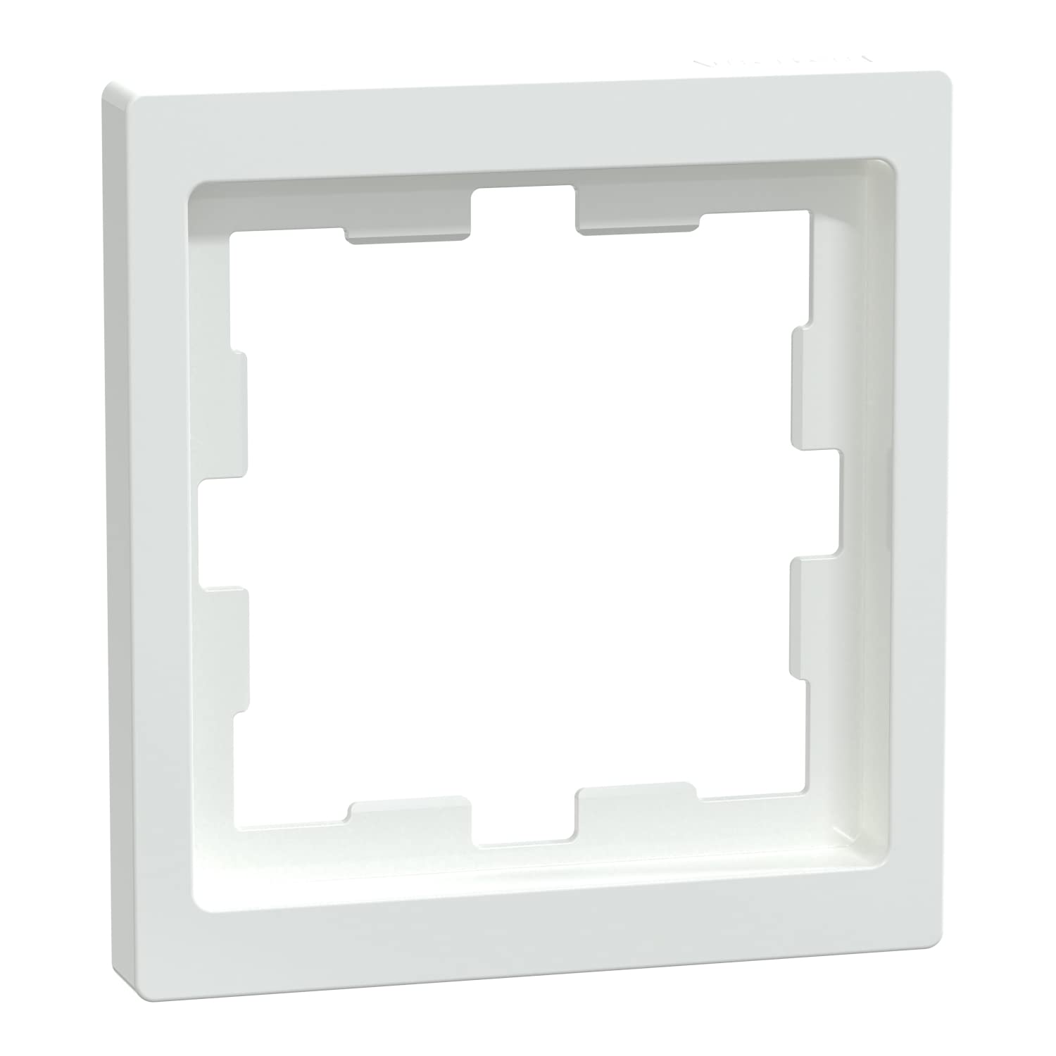 Merten MEG4010-6535 | Cover Frame | M-Creative Design | 1-fold | ABS - 90 x 90mm - White | Frame Design Customizable | Made in Germany