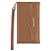 Rebecca Minkoff Wristlet, M.A.B. Tech Wristlet Case [Protective] Designer Clutch Wristlet fits Apple iPhone 7 - Almond Leather