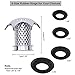 Drain Hair Catcher, Bathtub Drain Protector, Bathroom Tub Shower Sink Bathtub Drain Cover/Sink Drain Strainer Tub/Strainer/Snare Sizes from 1.46'' to 1.79''