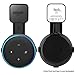 Wall Mount Stand/Holder Outlet Holder Stand for Dot (3rd Gen) Smart/Home Speakers Built-in Cable Management Without Hide Messy Wires or Screws(Black)