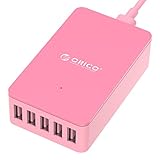 ORICO USB 5-Port Desktop Charging Station, USB Charger for iPhone, Samsung Galaxy, MacBook, Chromebook, and more