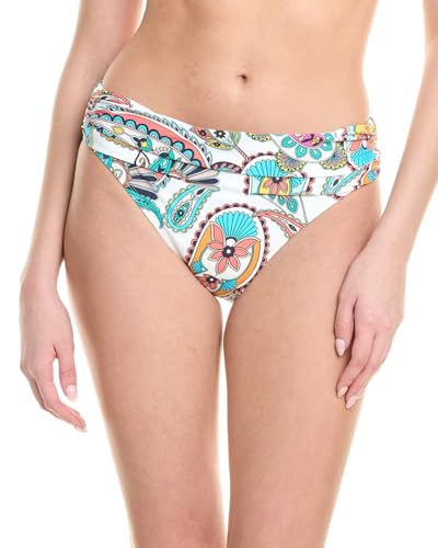 La Blanca Women’s Banded Hipster Bikini Swimsuit Bottom, Multi//Pave The Way, 12