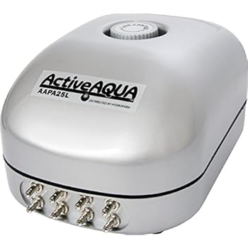 Active Aqua Air Pump, 8 Outlets, 12W, 25 L/min