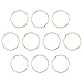 JETEHO 10 Pack 3 Inch Gold Dream Catcher Metal Rings Hoops Macrame Ring for Dreamcatchers and Crafts
