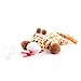 BabyHuggle Giraffe Pacifier - Stuffed Animal Binky, Soft Plush Toy with Detachable Silicone Baby Dummy, Paci Clip Leash & Squeaky Sound