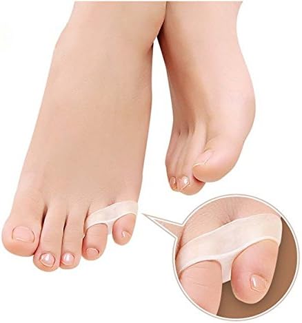 Cerkos Gel Tailor Bunion Two Holes Small Toe Separators Stretchers Straighteners Alignment