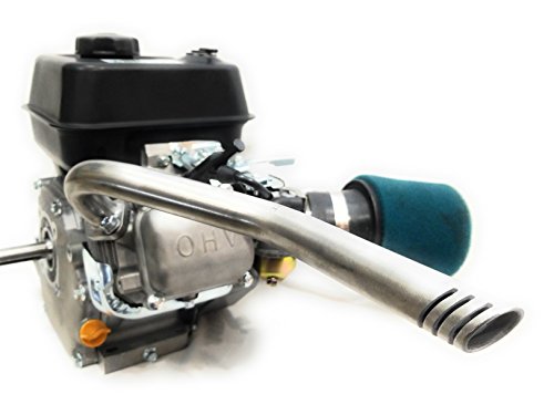 Center Rear Header Exhaust Pipe for Predator 212cc, GX160, GX200. Powerhorse 208
