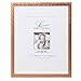 Lawrence Frames Rose Shimmer Metal, Holds 5 by 7-Inch Picture Frame with Mat and without Mat, Gold, 8x10