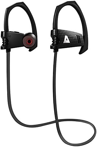 TRAKK CARBON Wireless In-ear Waterproof Bluetooth Headphones - IPX7 Waterproof & Sweat-proof, Bluetooth 4.1, Lightweight, Built-in Mic, Track & Call Control, 10 Hours Play & Call Time. (Black)