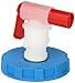 WaterBrick International Water Spigot Attachment for WaterBrick Water Storage Dispenser | Gravity-Fed Ventless Spigot for Beverage Dispenser | 3/4 inch Inlet | Food-Grade LDPE Material