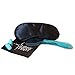 Globe Trot Gear Memory Foam Travel Neck Pillow with Ear Plugs, Carrying case, Eye Mask and Gel (Blue with Black Eye Mask)