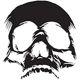 Skull Bones Skeleton - Vinyl Decal Sticker - 5.75