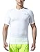 Tesla Men's Cool Dry Compression Baselayer Short Sleeve T Shirts R13