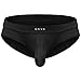 GKVK Men's Bikinis Briefs Ultimate Comfort Soft Waistband Briefs, Medium, Black