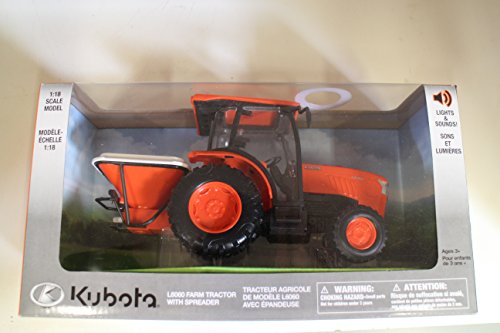 Kubota L6060 Farm Tractor with Spreader