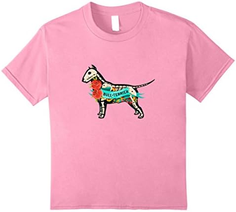 Kids Bull Terrier T-shirt 10 Pink