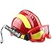 Futt Rescue Helmet Outdoor Emergency Rescue Helmet with Goggles and Strong Light Flashlight