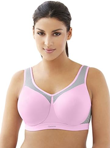 Glamorise Women's Full Figure Plus Size High Impact Wonderwire Sports Bra #9066