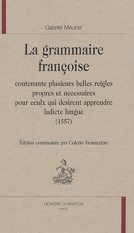 La  grammaire françoise