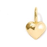 Gelin 14k Solid Gold Heart Charm Pendant for Women
