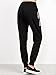 SweatyRocks Women's Drawstring Waist Striped Side Jogger Sweatpants with Pocket (Large, Black)