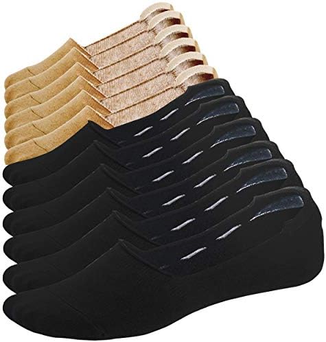 Sakya No Show Low Cut Socks Mens Cotton Loafer Socks Flat Boat Liner Non-Slip