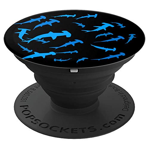 Hammerhead shark under ocean design PopSockets PopGrip: Swappable Grip for Phones & Tablets