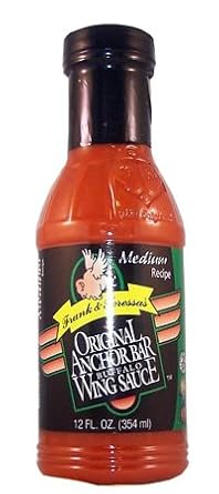 Frank & Teressa'S Original Anchor Bar Buffalo Wing Sauce Medium Recipe 12Oz (762152198126)