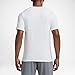 NIKE Men's Dri-FIT Cotton 2.0 Tee, White/White/Black, Medium