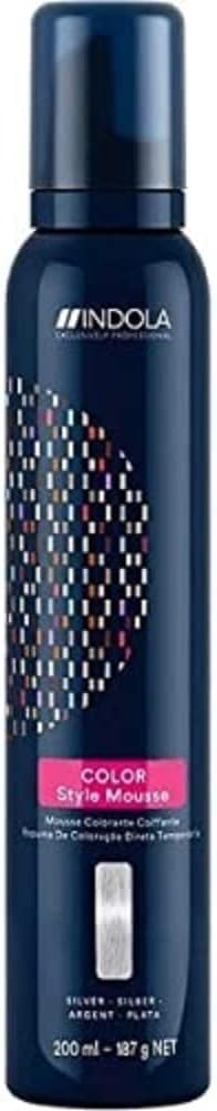 Indola Profession Color Style Mousse 200ml Silver Temporary Hair Color