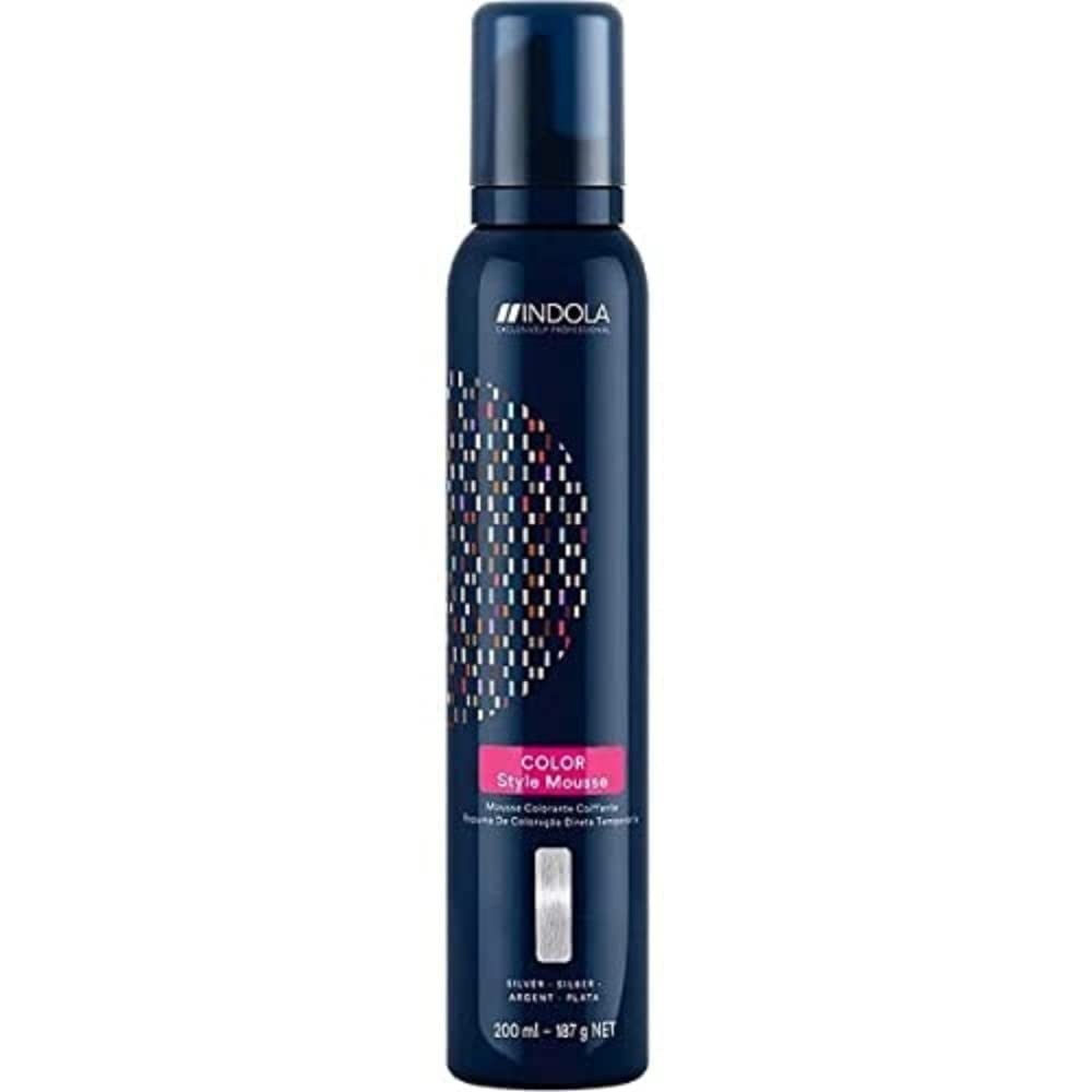 Indola profession color style mousse 200ml silver