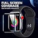 Screen Protector for Apple Watch Tempered Glass Scratch Resistant Anti-Bubble Film Screen Protector for Apple Watch 44 mm Series 4 - HD Clear Anti-Bubble [3 Pack]