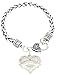 Gift Jewelry By Rachel Olevia Diabetes Bracelet Diabetic ID Bracelet Crystal Adorned Heart Pendant Diabetic Bracelet for Type-I or Type-II Diabetics Diabetes Awareness Bracelet and Support