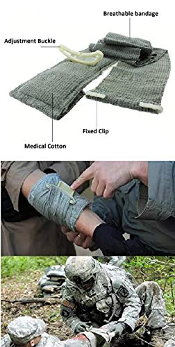 Fortis EDC Survival First Aid Kit Molle Bag Tactical IFAK for Car Travel Camping Hiking RV and Home - with Israeli Bandage 4 inch Trauma and Multi-Tool - 254 Piece Includes Emergency CPR Mask - Thumbnail 5