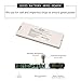 Skyvast White A1185 A1181 MacBook Battery for Apple 13