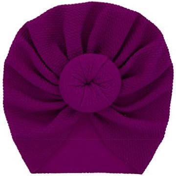 Hukehzu Baby Turban Headband, Baby Headband, Newborn Baby Boy Girl Solid Knotted Hat Beanie Headwear Cap Hat