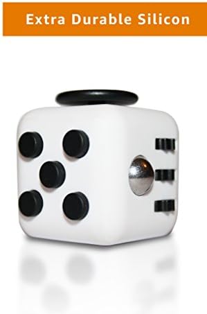 Ultra Strong Fidget Cube by Wedual. Made of High-end Silicone, Available in 13 Colors! Twiddle Dice Toy reliefs Stress, Anxiety, ADHD and Boredom, Amazon Prime, Perfect for adults and children!