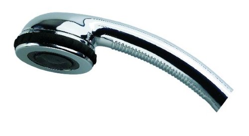 Spirella AQUALINE Shower Handle Duoline Chrom/Black 1235655, White, Standard