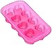 Wilton 8-Cavity Heart-Shaped Silicone Shot Glass Mold