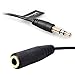 COMICA CVM-CPX 3.5mm Audio Female TRRS to Male TRS Cable Adapter and AUX Extension Cable Stereo Cable Cables Converter for Camera for Canon, Sony, Nikon Cameras