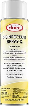 Amazon Com Disinfectant Spray Q Lemon Scent C 1002 Industrial Scientific