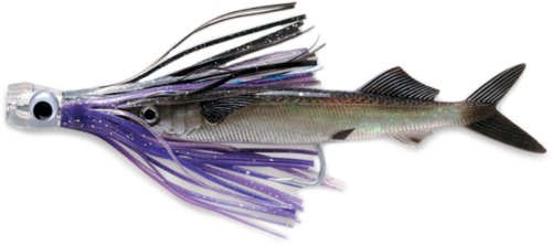 Williamson ballyhoo combo - rigged (purple/black , size- 10.5)