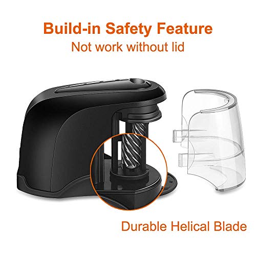 SMARTRO Electric Pencil Sharpener Best Heavy Duty Helical Steel Blade for Artists Kids Adults Colored Pencils