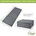 Cozzzi Folding Mattress - Twin Size Trifold Foam Mattress Topper with Removable Cover - Lightweight and Portable Sleeping Mat - Compact and Easy to Storage