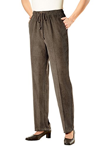 [- Ladies Womens Tie Waist Corduroy Trouser  -]