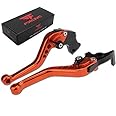 FXCNC Motorcycle Adjustable Brake Clutch Levers Compatible with Continental GT 650, Continental GT 535, 650 Interceptor, C5 and B5, 2017 on Euro